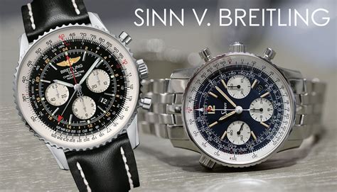 breitling vs sinn|breitling watch alternative.